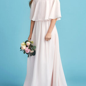 bateau neck chiffon sleeveless a line bateau neck kids party dresses showprettydress
