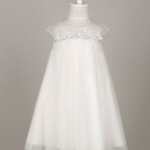 boho tulle lace illusion a line toddlers dinner swing dress showprettydress