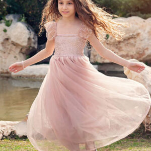 cameo brown jewel neck ankle length a line lace formal kids pageant flower girl dresses showprettydress