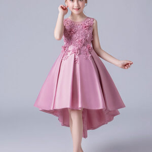 jewel neck sleeveless embroidered formal kids pageant flower girl dresses showprettydress