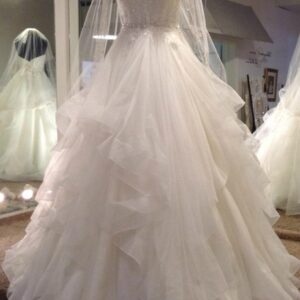 Long Ball Gown Tulle Sweetheart Wedding Dress