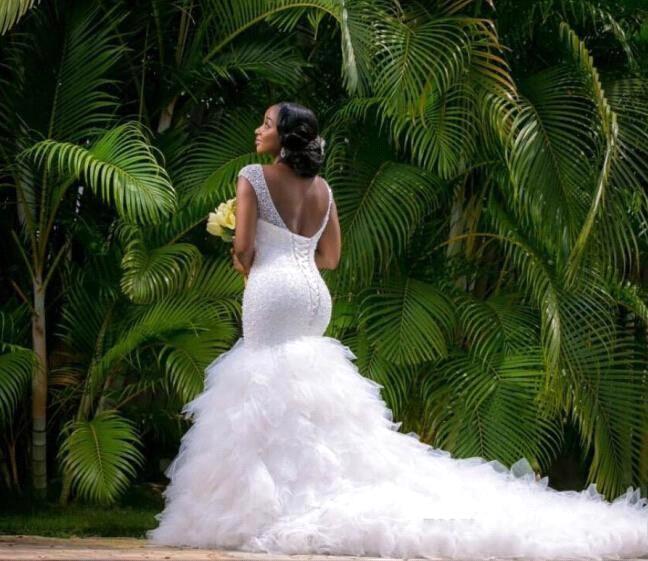 modern mermaid v neck wedding dresses sleeveless beading court train bridal gown showprettydress 3 modern mermaid v neck wedding dresses sleeveless beading court train bridal gown showprettydress 3